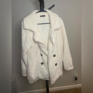 Super soft and fuzzy teddy jacket NEVER WORN